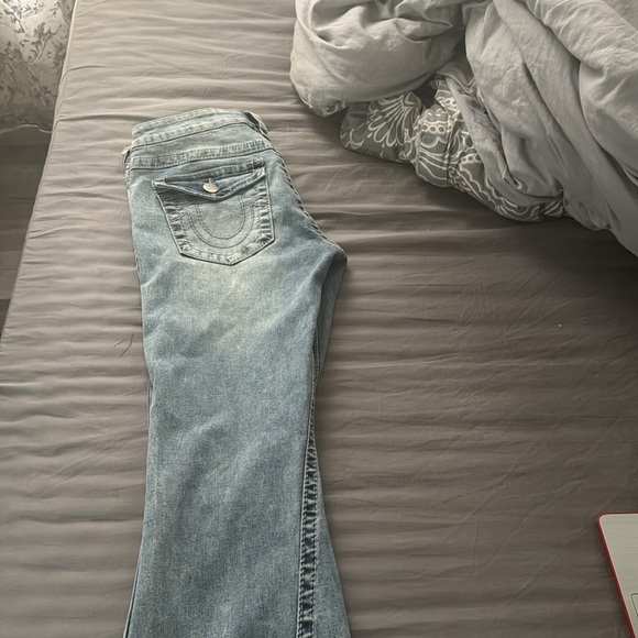 True religion low rise flare jeans size 30 - Picture 2 of 3